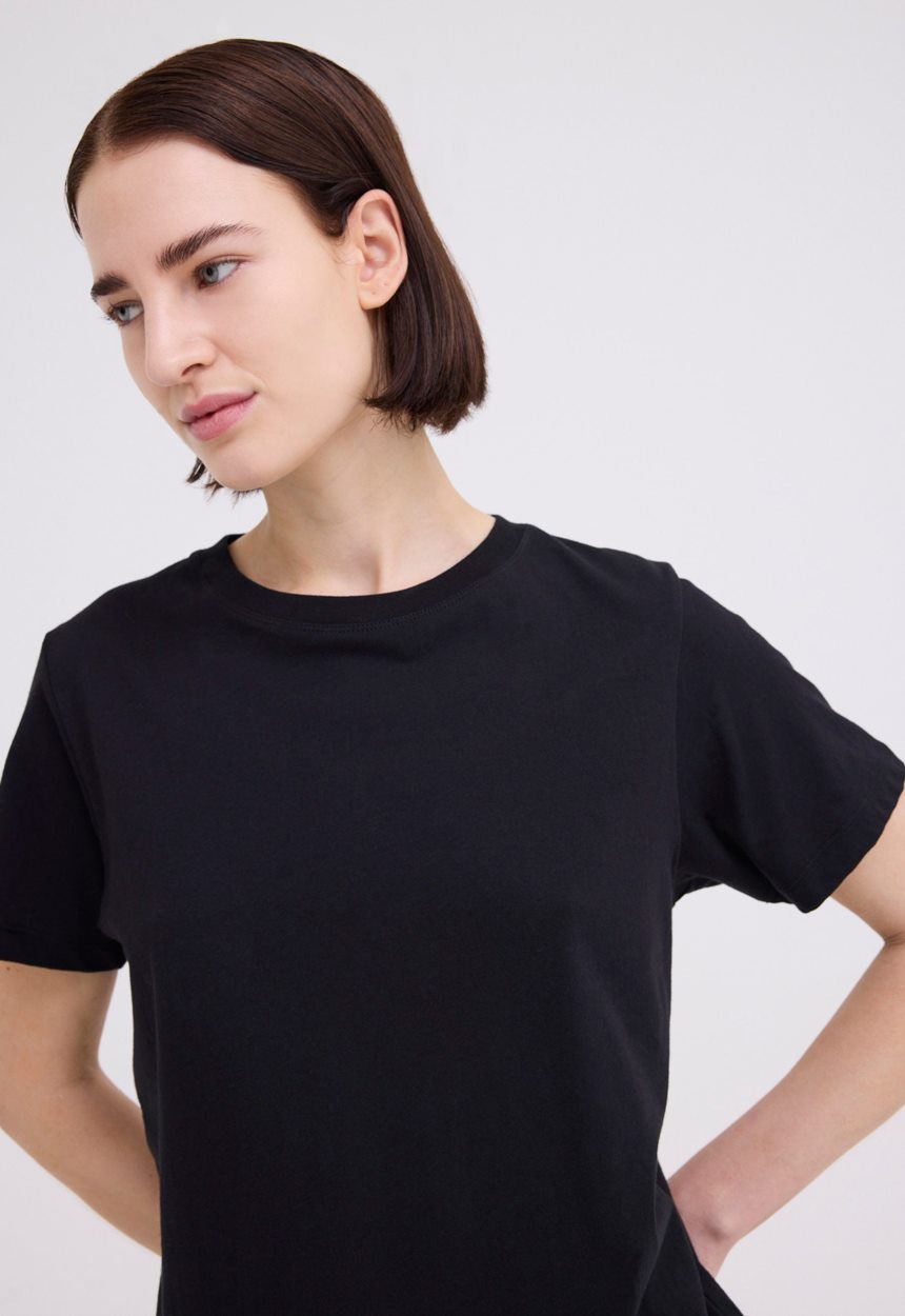 Jac + Jack Verte Organic Cotton Tee - Black